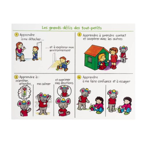 Les grands défis des tout-petits poster - French version